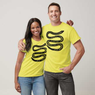 Treten Sie mir nicht Vintag Gadsden auf T-Shirt