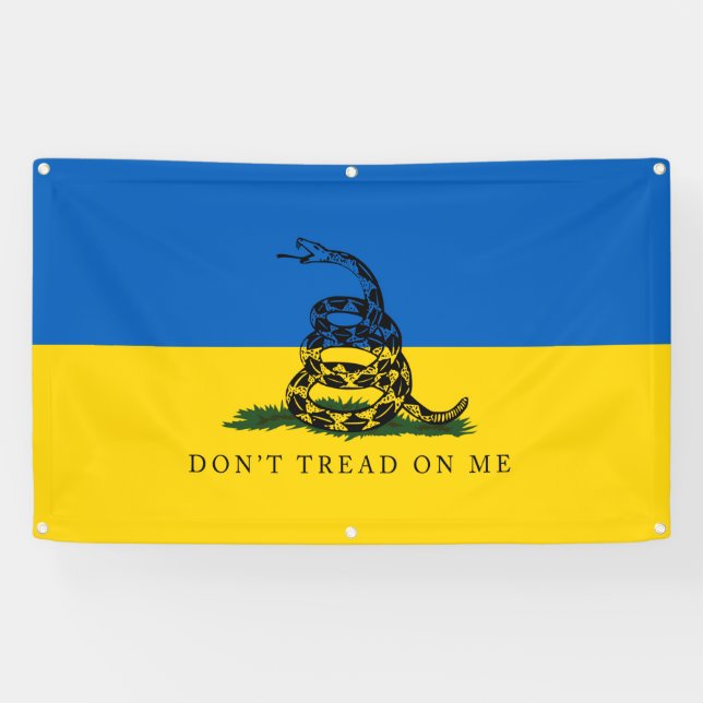 Treten Sie nicht auf die Ukraine - Vinyl Banner (Horizontal)