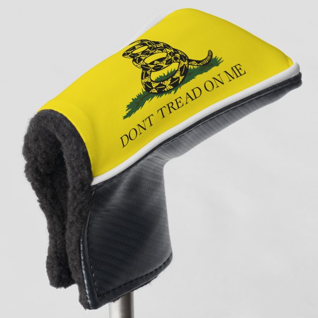 Treten Sie nicht auf meiner Gadsden-Flagge Golf Headcover (3/4 Vorderseite)