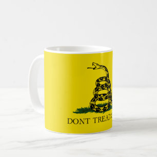 Treten Sie nicht auf meiner Gadsden-Flagge Kaffeetasse
