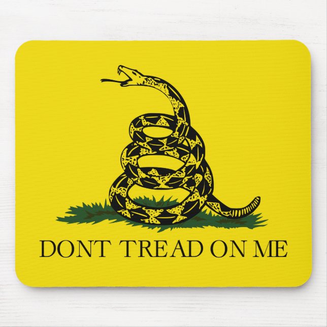 Treten Sie nicht auf meiner Gadsden-Flagge Mousepad (Vorne)