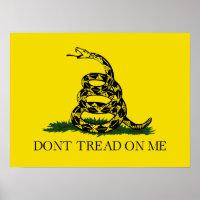 Treten Sie nicht auf meiner Gadsden-Flagge