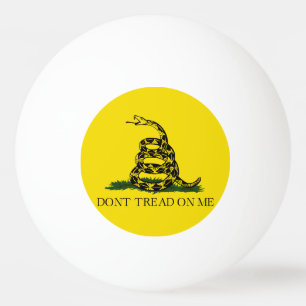 Treten Sie nicht auf meiner Gadsden-Flagge Tischtennisball