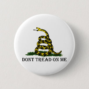 Treten Sie nicht auf mir Button
