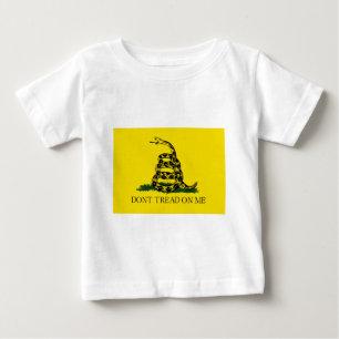 TRETEN Sie NICHT AUF MIR, die Gadsden-Flagge Baby T-shirt