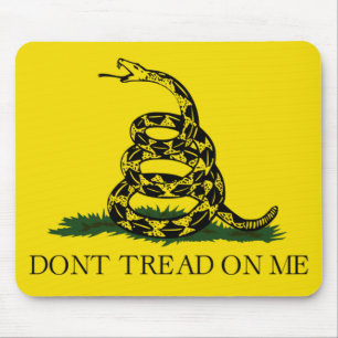 TRETEN Sie NICHT AUF MIR, die Gadsden-Flagge Mousepad