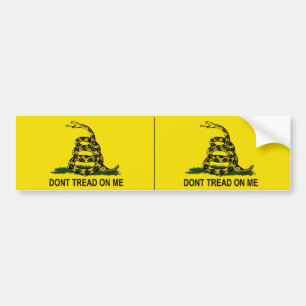 Treten Sie nicht auf mir - Gadsden-Flagge Autoaufkleber