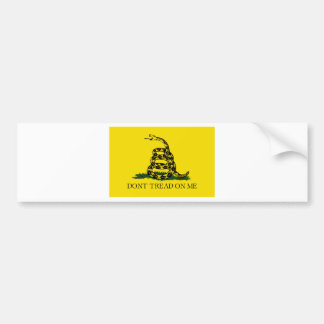 Treten Sie nicht auf mir - Gadsden-Flagge Autoaufkleber