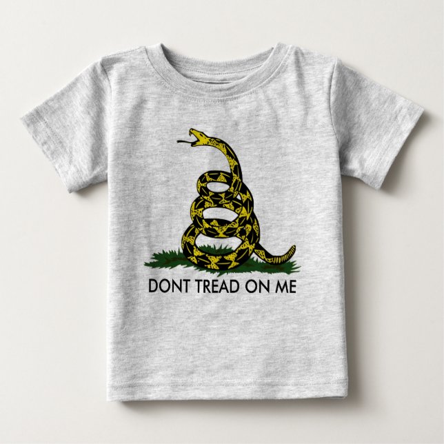TRETEN Sie NICHT AUF MIR, Gadsden Rattler, wird Baby T-shirt (Vorderseite)