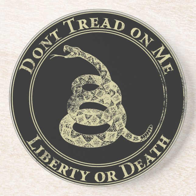 Treten Sie nicht auf mir Getränkeuntersetzer (Vorne)