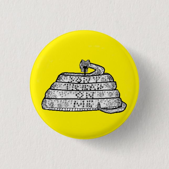 Treten Sie nicht auf mir Knopf Button (Vorderseite)