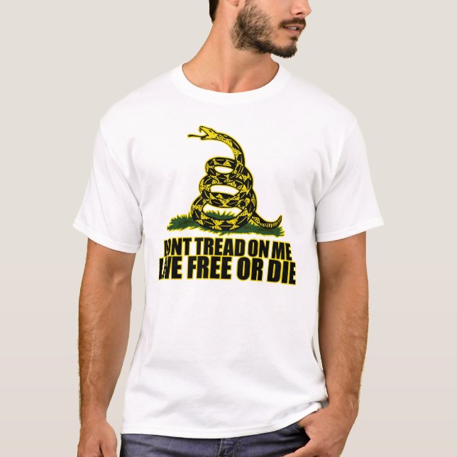 Treten Sie nicht auf mir - lebhaftfreies oder die T-Shirt (Vorderseite)