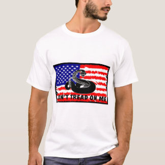 Treten Sie nicht auf mir mit Flagge T-Shirt