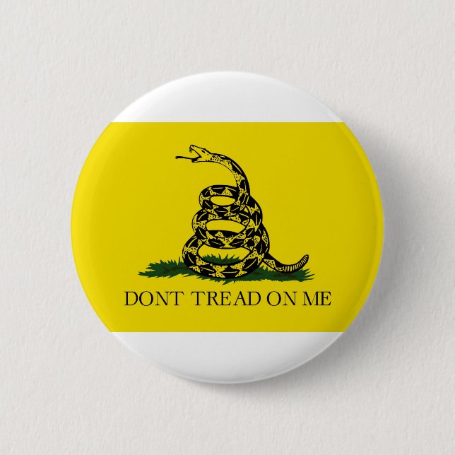 Treten Sie nicht auf mir revolutionäre Button (Vorderseite)