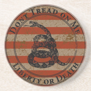 Treten Sie nicht auf mir Sandstein Untersetzer