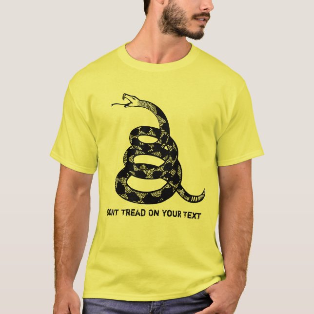 "Treten Sie nicht auf mir" Shirt (Vorderseite)