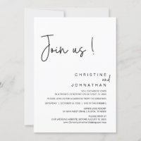 Treten Sie uns bei, Hochzeitsessen, Party, Tanzen