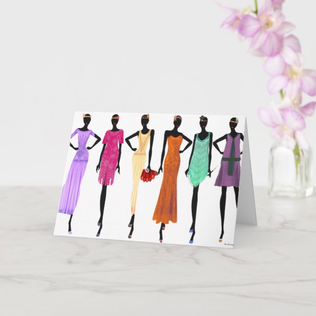 "Treten Sie zurück in der Zeit, Shine in the Prese Karte (Orchidee)