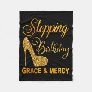 Treten zum Geburtstag mit Gottes Gnade und Barmher Fleecedecke