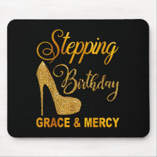 Treten zum Geburtstag mit Gottes Gnade und Barmher Mousepad