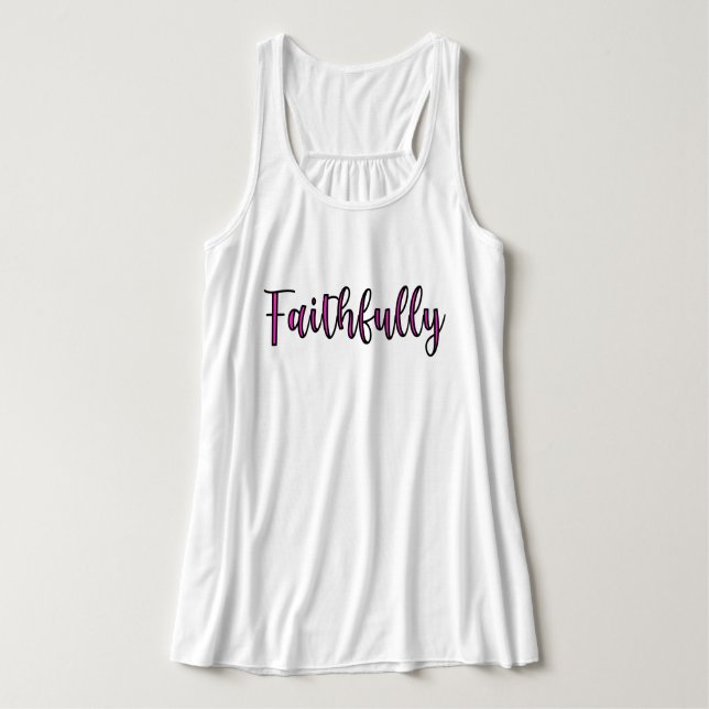 Treu ergeben tank top (Design Vorderseite)