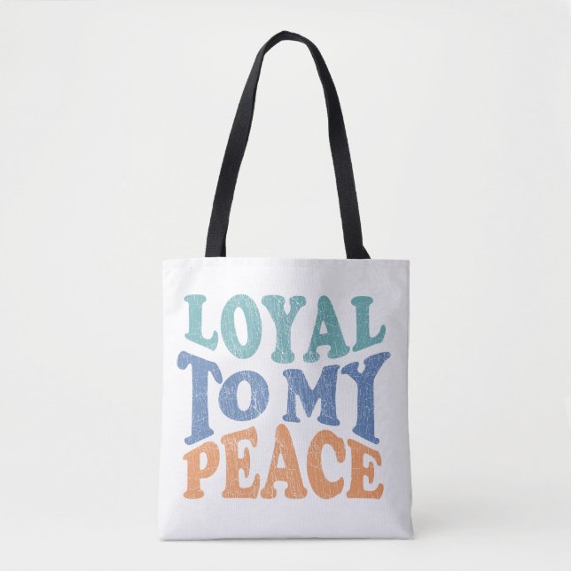 Treu meinem Frieden Tote Bag (Vorderseite)