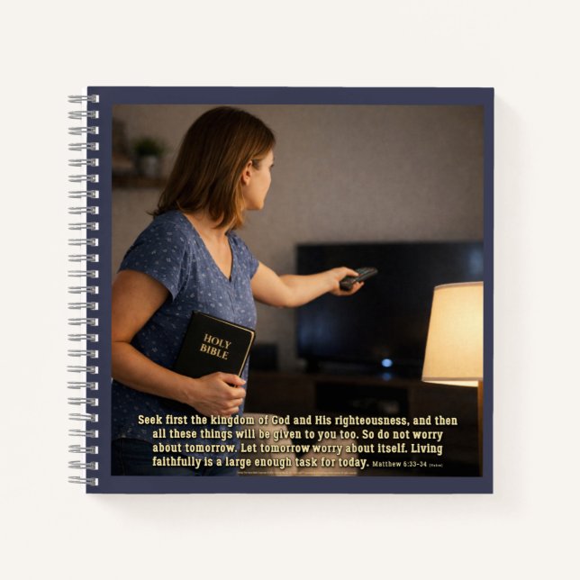 Treu zu leben genügt notizbuch (Vorderseite)