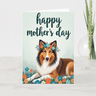 Treue Hund Karte mit Faux-Folie