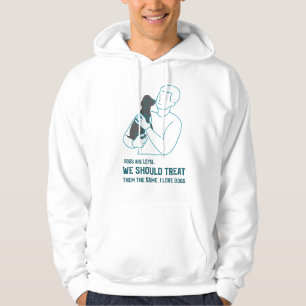 treue Hunde Hoodie