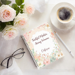 Treue Mutter, starke Frau personalisiert Notizbuch