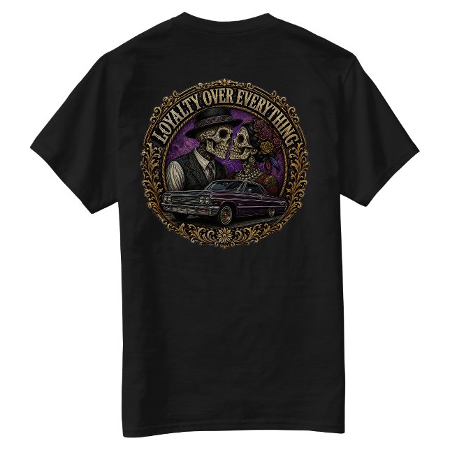 Treue über alles Rückschlag  T-Shirt (Loyalty over everything Back hit T-Shirt)