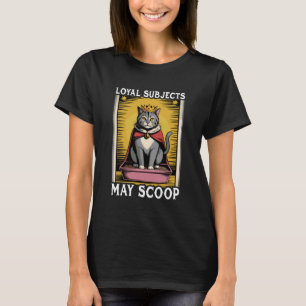 Treue Untertanen dürfen lustige Katzenstreu-Box sc T-Shirt