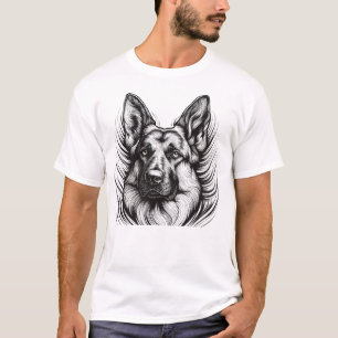 Treue wie ein Deutscher Schäferhund-Shirt - Hundel T-Shirt