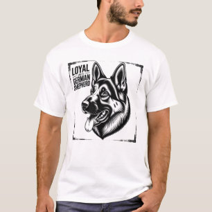 Treue wie ein Deutscher Schäferhund-Shirt - Hundel T-Shirt