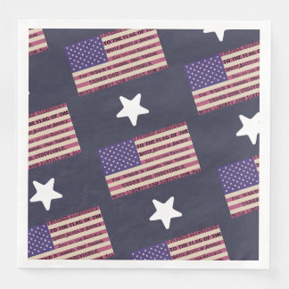 Treueeid-Flagge Serviette