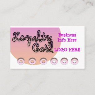 Treuekarte Visitenkarte