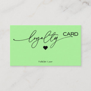 Treuekartenstrategie für die Kundenbindung Visitenkarte