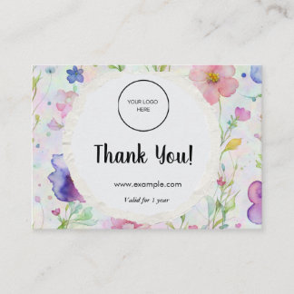 Treuekartenstrategie für die Kundenbindung Visitenkarte