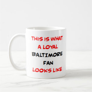 treuer Baltimore-Fan Kaffeetasse
