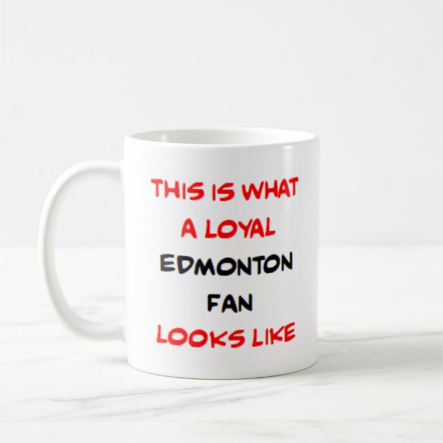 treuer Edmonton Fan Kaffeetasse (Links)
