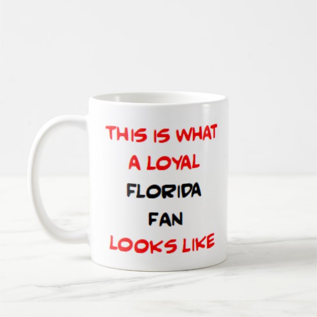 treuer Florida-Fan Kaffeetasse (Links)