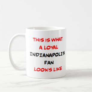 treuer Indianapolis-Fan Kaffeetasse