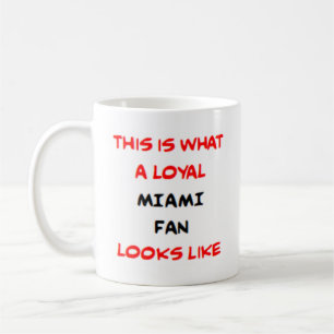 treuer Miami-Fan Kaffeetasse