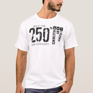Treueschwur Vertikalflagge 250 T-Shirt