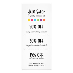 Treuhandcoupon-Karten Werbekarte