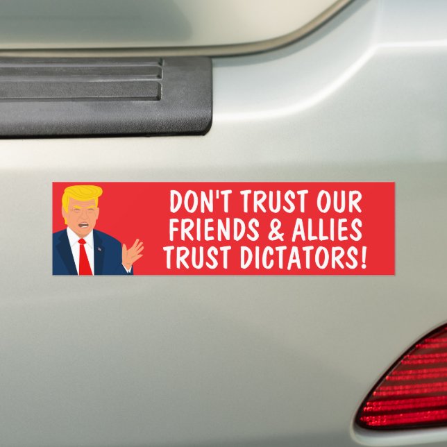 Treuhanddiktatoren Funny Anti Trump Autoaufkleber (Auf Auto)