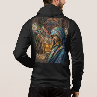 Treuherzige priesterliche Gebetsreflexion unter Li Hoodie