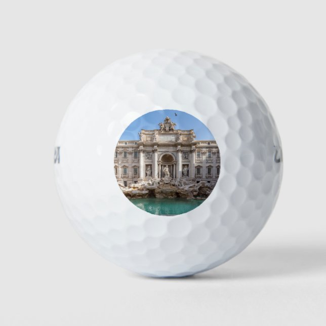 Trevi-Brunnen am frühen Morgen - Rom, Italien Golfball (Vorderseite)