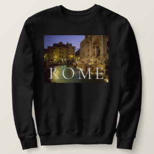 Trevi-Brunnen bei Nacht Rom, Latium, Italien Sweatshirt