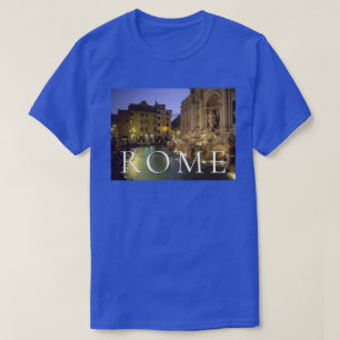 Trevi-Brunnen bei Nacht   Rom, Latium, Italien T-Shirt